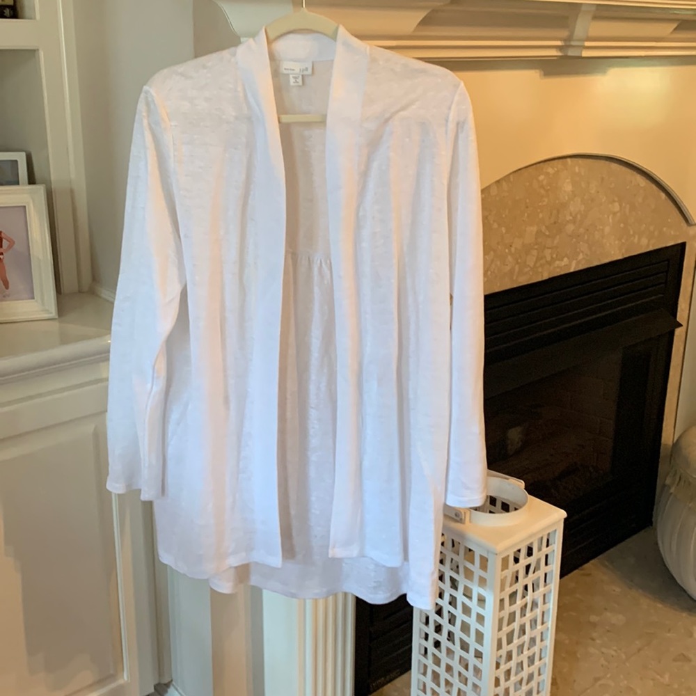 J Jill Petite Linen Blend Cardigan